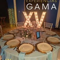 Mesa decorada para evento social